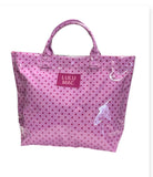 Lulu Mac polka dot tote