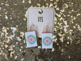 Mahjong Tile earrings