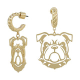 Game Day gold earring