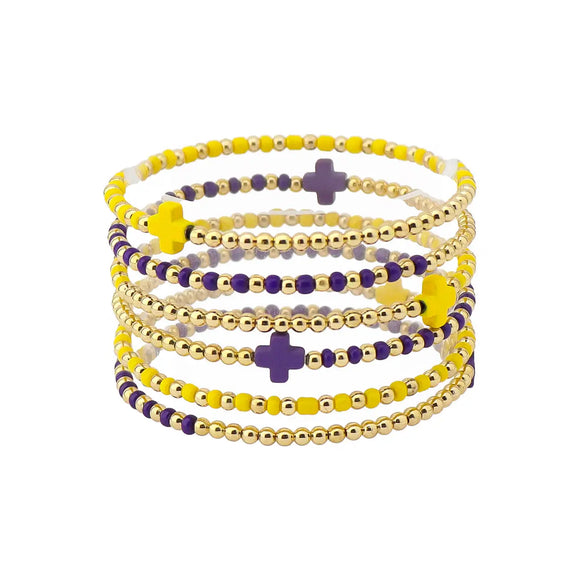 Game day bracelet set