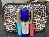 Leopard makeup bag