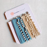 Pearl Embellished Hair Tie Set