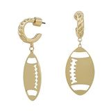 Game Day gold earring