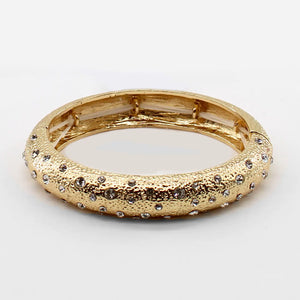 Textured Gold Stretch Bracelet