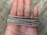 Rhinestone Tennis Chain stretch