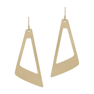 Matte Gold Triangle