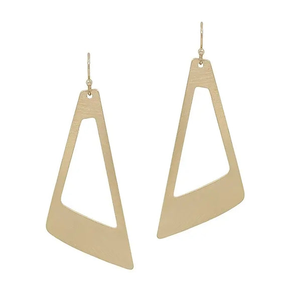 Matte Gold Triangle