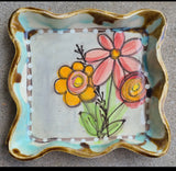 Small candle plate