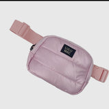 Metallic puffer bags