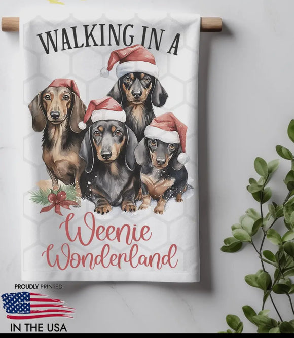 Christmas tea towels