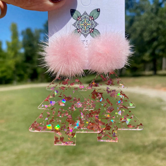Trees with poms