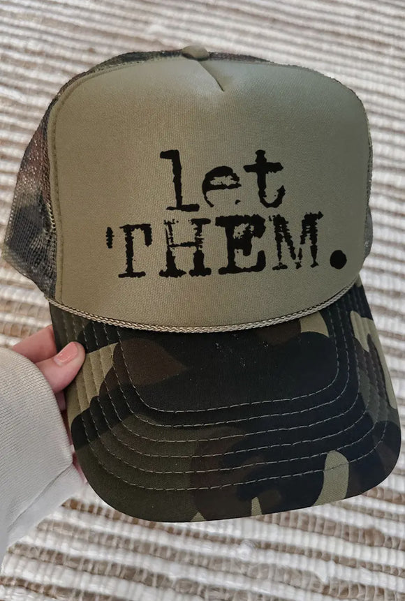 Camo trucker hats