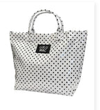 Lulu Mac polka dot tote