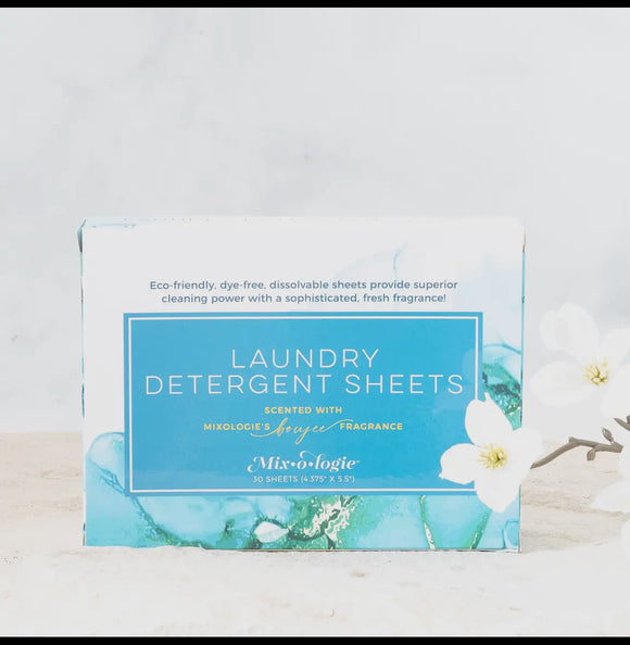 Detergent sheets