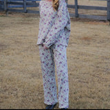 Lulu Mac waffle pant