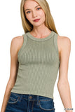 Ribbed washed tank
