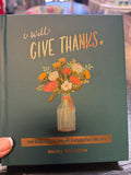 I will give thanks