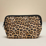 Leopard makeup bag