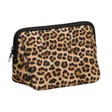Leopard makeup bag