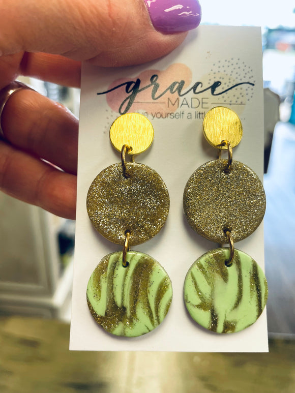 Grace made earrings